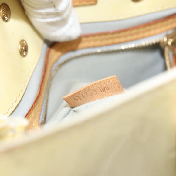 LOUIS VUITTON Monogram Vernis Reade PM Hand Bag Perle M91336 - Picture 12 of 16